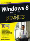 Windows 8 All-in-One For Dummies (eBook)